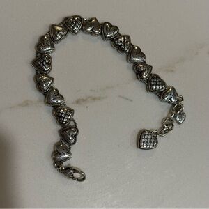 Brighton Silver Heart Bracelet